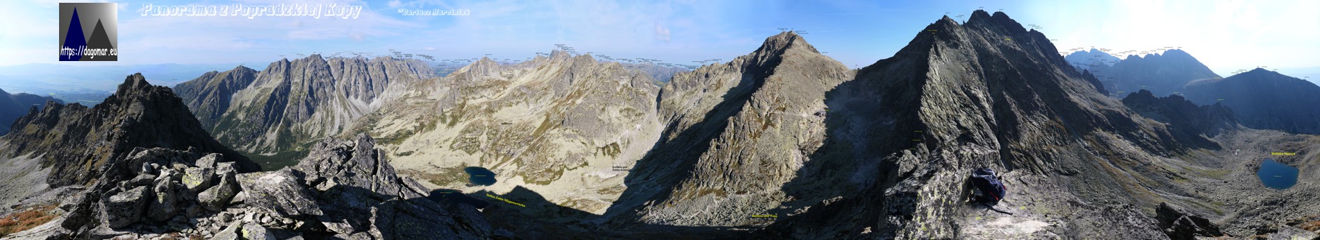 panorama z Popradzkiej Kopy